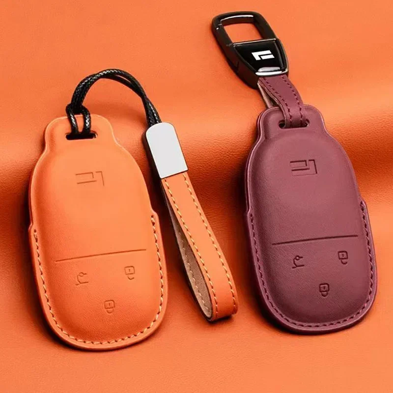 

For BAIC Jishi Polestone 01 Rox01 2024-2025 Car Key Case Cover Modification Buckle Premium Edition Special Protective Shell Part