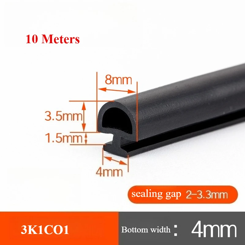 10 m Bodenbreite, 4/5/6/7 mm, Dichtungsstreifen, Brücke, Aluminium, Tür/Fenster, versiegelte Kunststoffstreifen, energiesparend