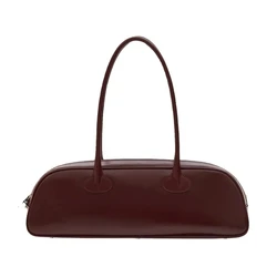 MABULA-Sac à main en cuir véritable pour femme, sac à main cartable coréen, sac à main pour téléphone exquis, marque simple, rouge sous les bras, initié, luxe