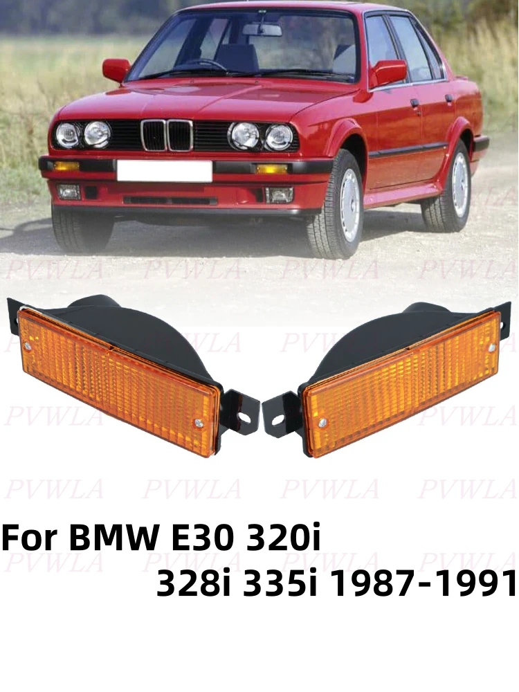 

Front Bumper Indicator Turn Signal Without Bulbs For BMW E30 320i 328i 335i 1987-1991 Car Accessories 63131380965 63131380966