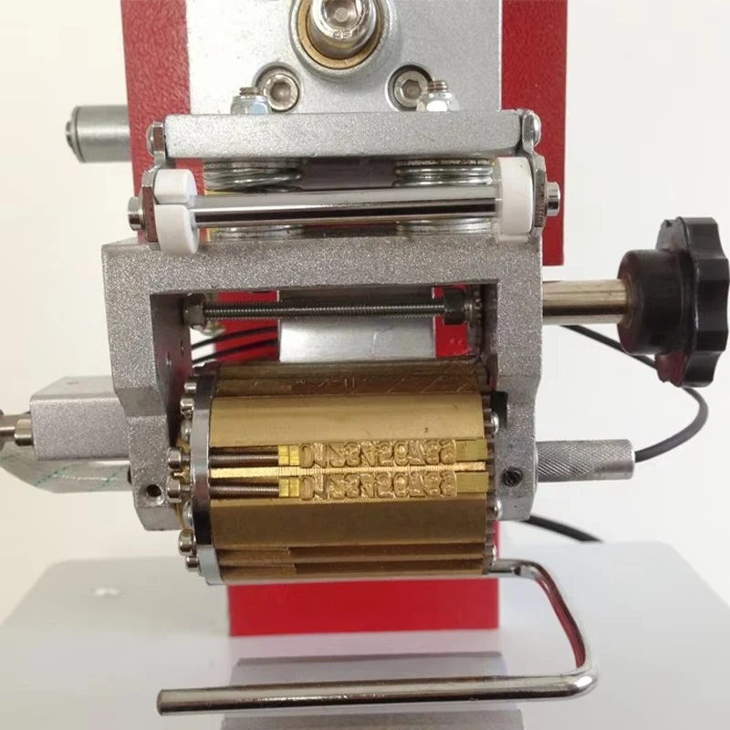 Rolling Ribbon Printer Electric Hot Thermal Printing Machine Number Turning Printer Expiration Code Printer Date Number ZY-RM2-D