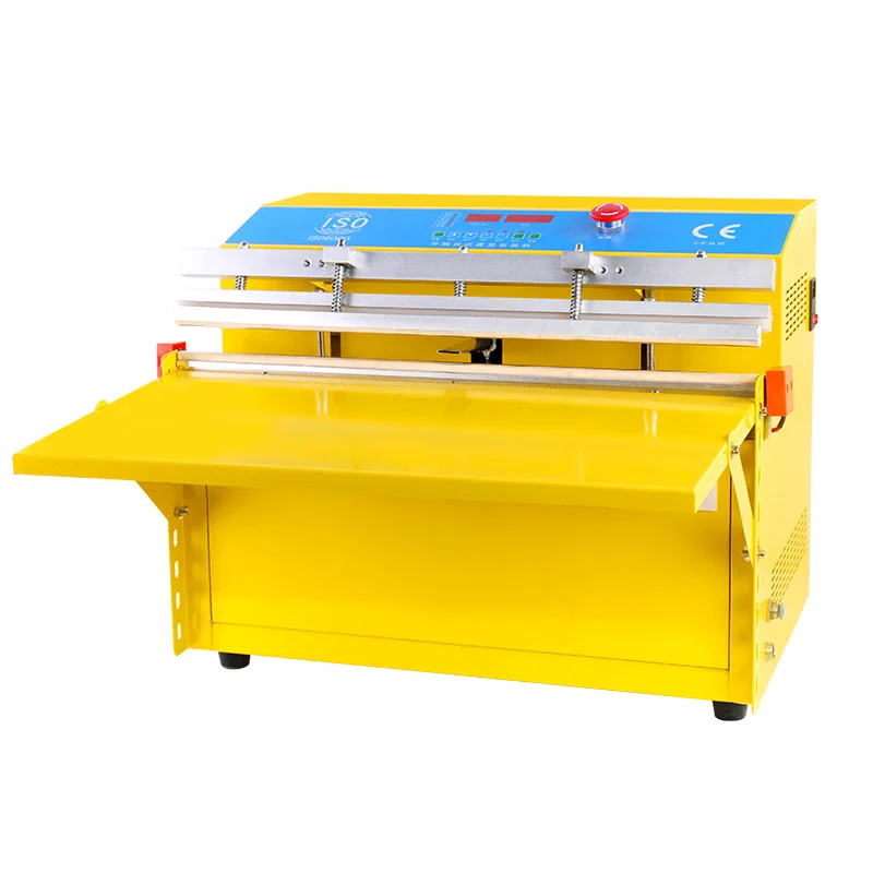 steel automatic external pumping vacuum machine commercial inflatable compression packaging machine food sealing machine