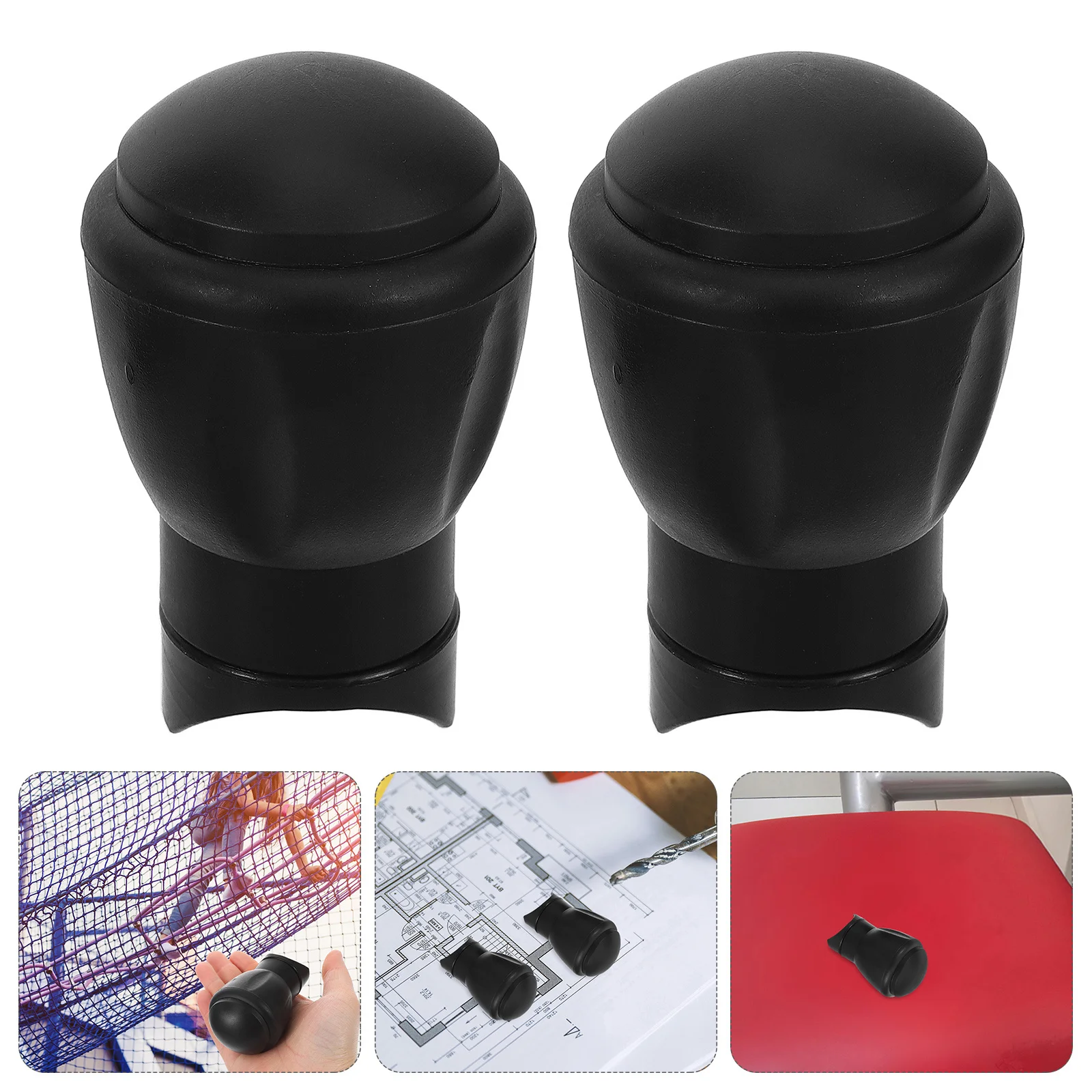 

2Pcs Bearingless Outdoor Fitness Handle Heavy Duty Durable Grip for Garden Exercise Equipment Secure Workout Machine Handle