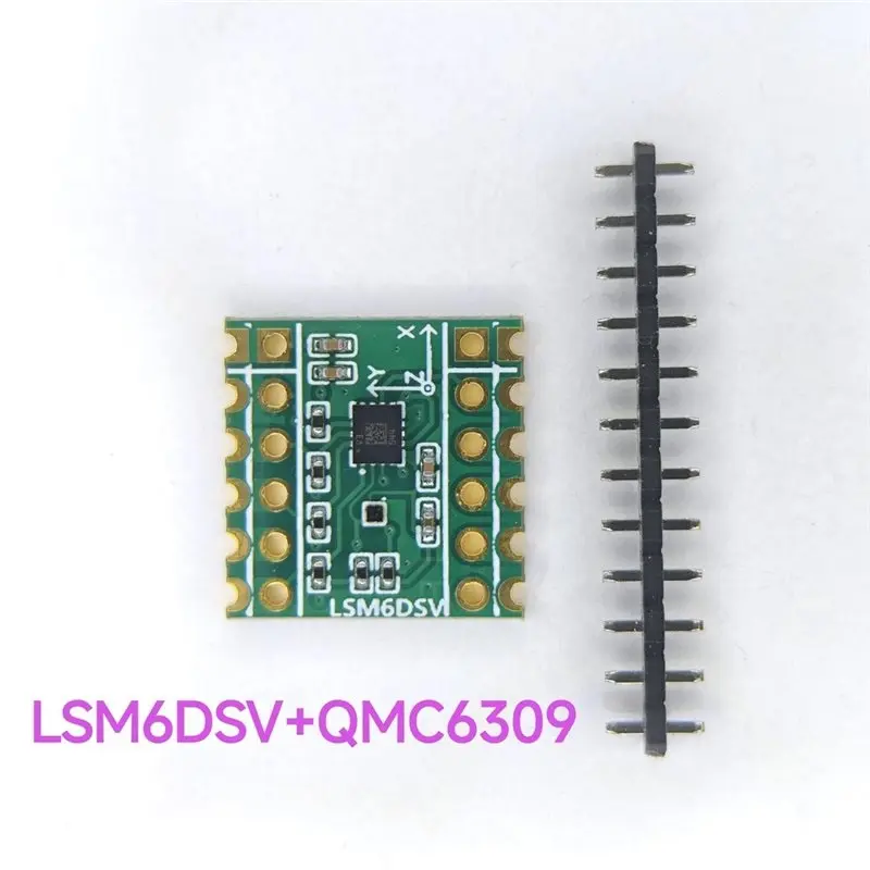 A97I-LSM6DSV+QMC6309 6-Axis IMU Module Supports SPI/IIC Interface For Smolslime For Slimevr