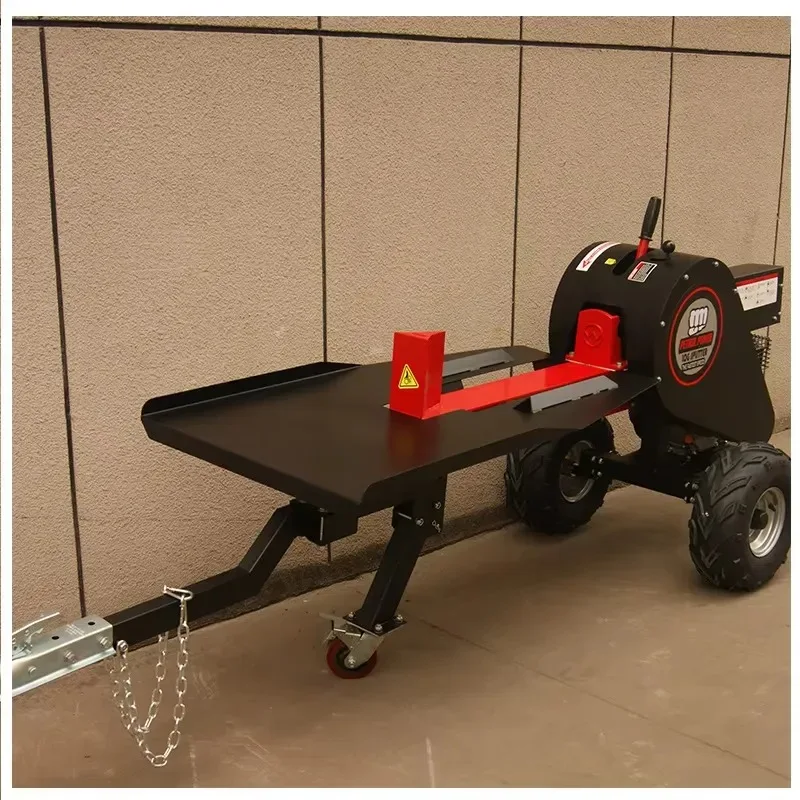 15-40 Tonnes Electric Hydraulic Wood Splitting Machine Horizontal Type Wood Log Cutter Engine Wood Splitter Machine