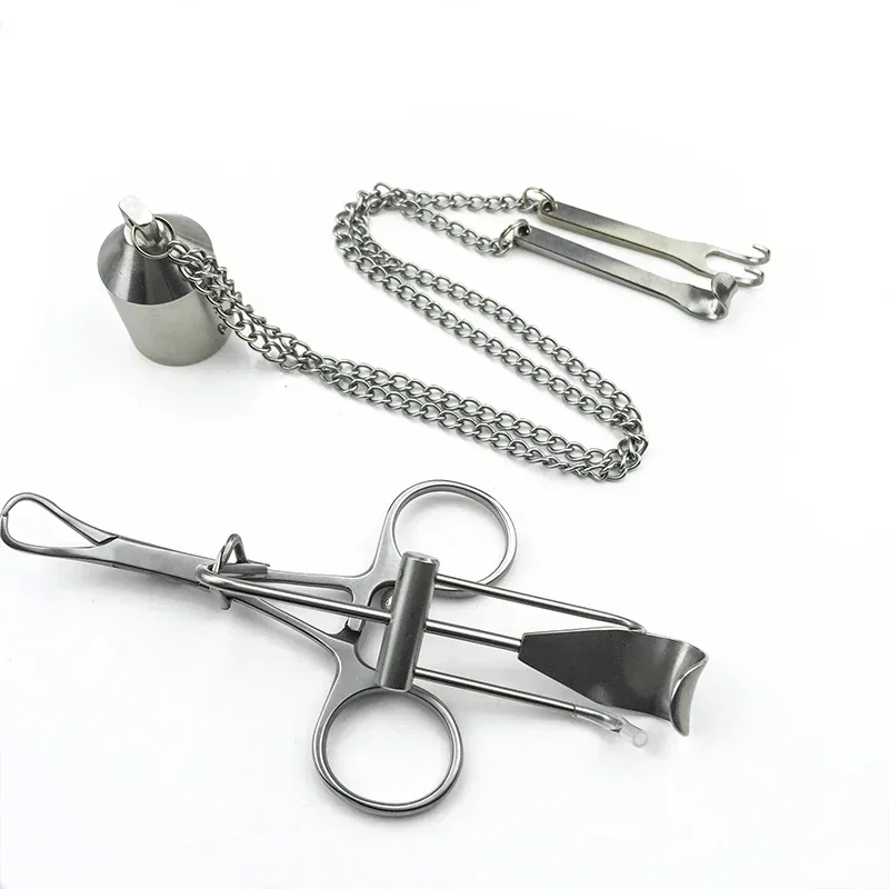 1 set edelstahl Auge tasche selbst-haken kosmetische augenlid retractor doppel augenlid chirurgie werkzeug nase auge instrument