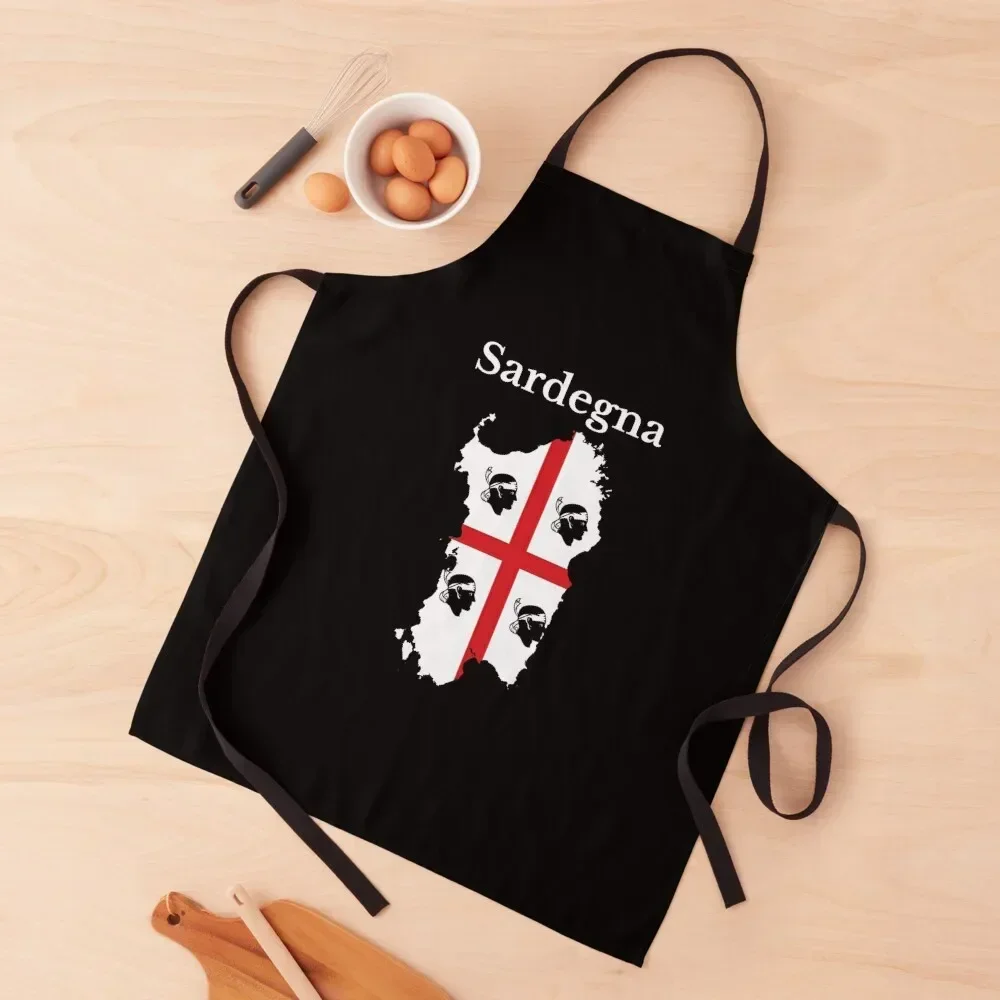 

Sardinia Map Flag, Italy, Italian Region. Apron Kitchen Kawaii Accessories Kitchen For Man Men kitchen accessories Apron