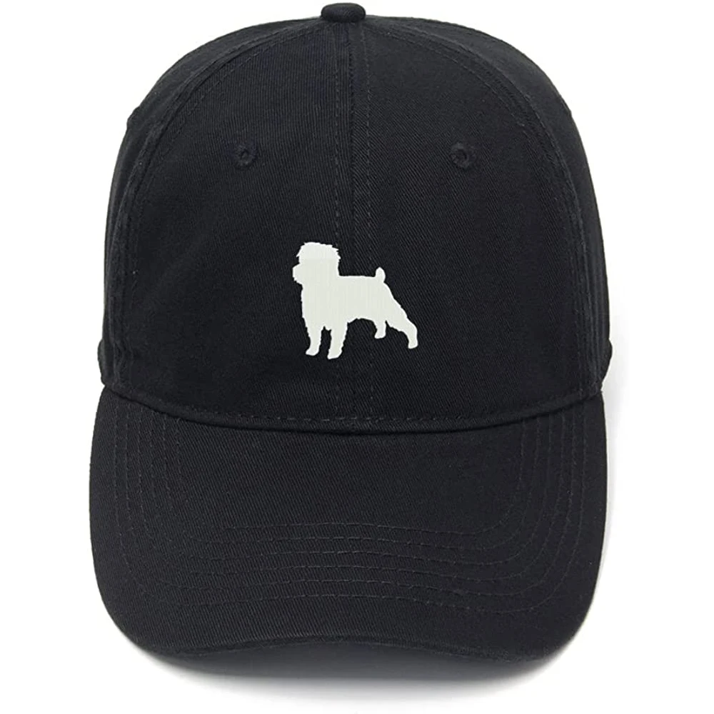 

Lyprerazy Men's Baseball Cap Affenpinscher Dog Embroidery Hat Cotton Embroidered Casual Baseball Caps