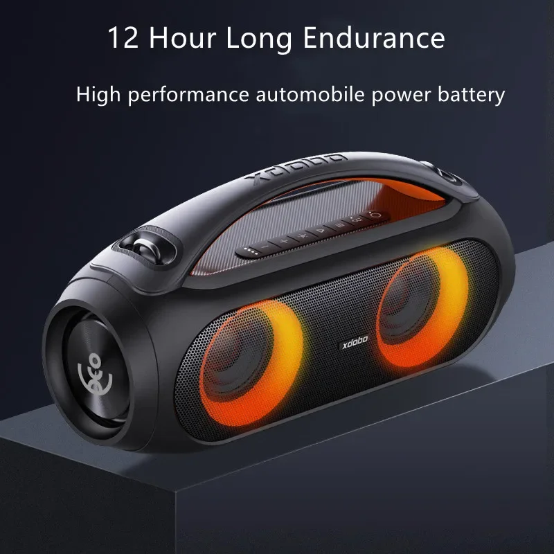 

XDOBO High Quality Portable Wireless Outdoor USB Bass Sound Wireless Speaker Boombox Waterproof With Subwoofer