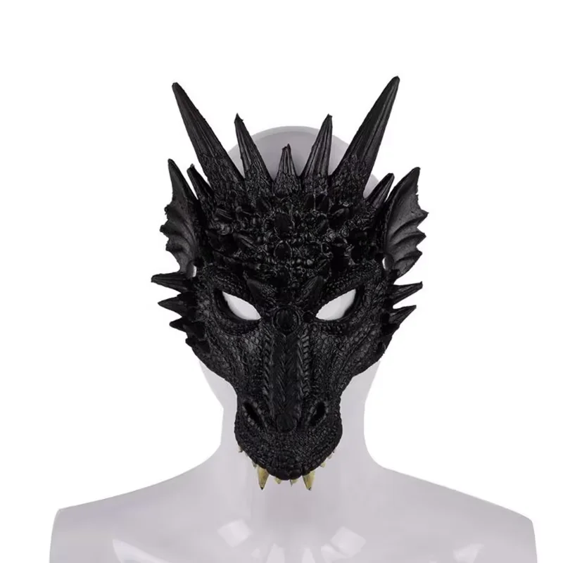 Roleparty Unisex 3D Dragon Mask Christmas Halloween Cosplay Costume Props for Adult Accessories