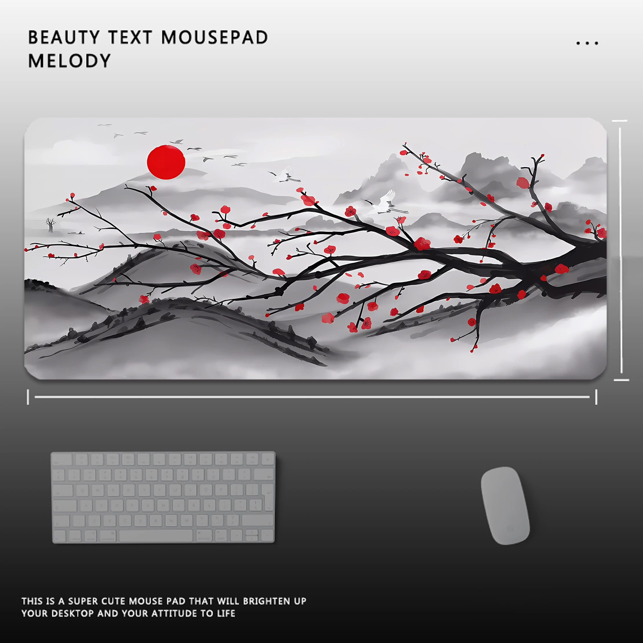 

Computer XL Sakura Mousepad MousePads Keyboard Pad Mouse Mat Japan Sakura Gamer Soft Office Carpet Table Mat Desktop Mouse Pad