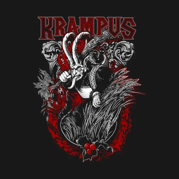 Unique Krampus T-Shirt 100% Cotton O-Neck Summer Short Sleeve Casual Mens T-shirt Size S-3XL