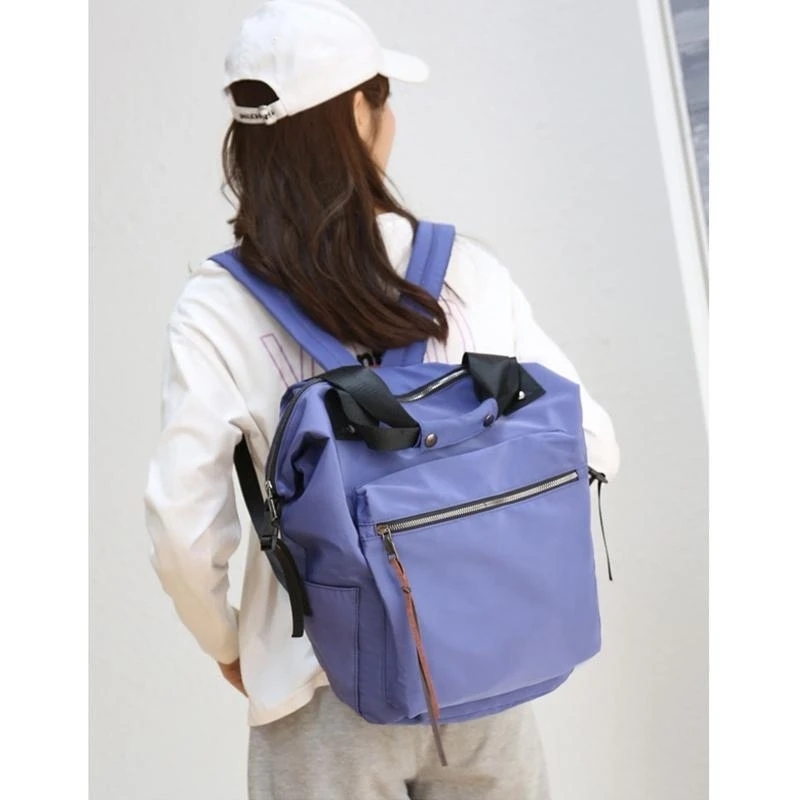 カジュアルナイロンバックパック女性ラレージキャパシティトラベルブックバッグ10代の女の子向け