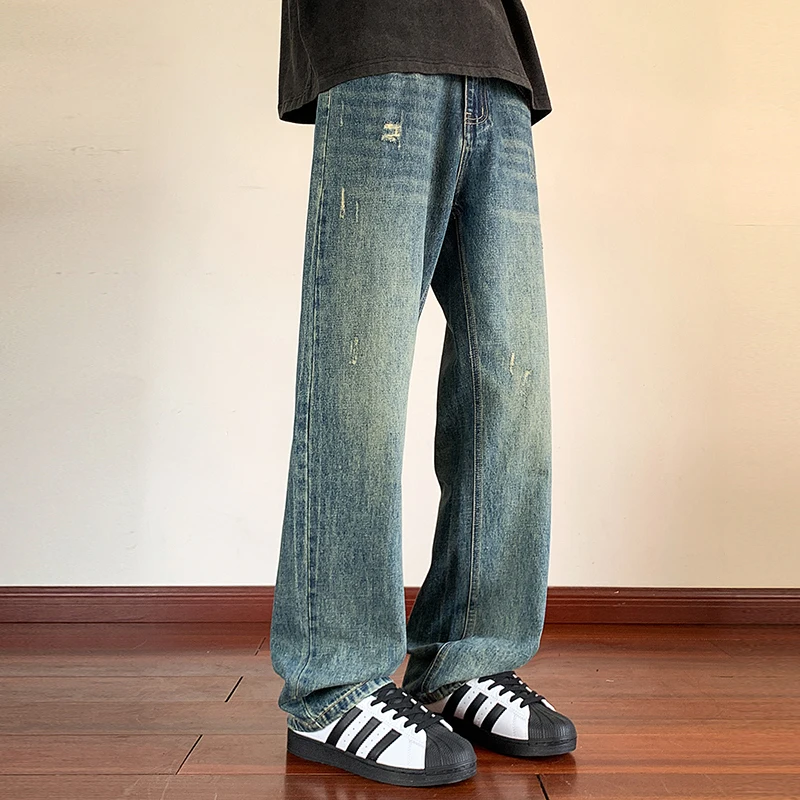 2026 Spring/Summer Jeans Trendy Loose Casual Versatile Wide Leg Pants