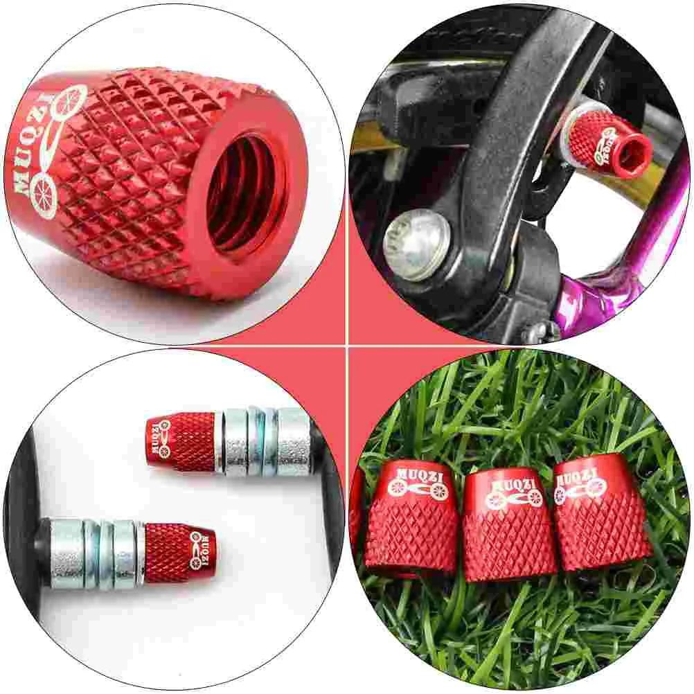 4 Pcs Aluminum Alloy Brake Block Fixed Nuts Bike Parts Lightweight Corrosion Resistant Smooth Edges Simple