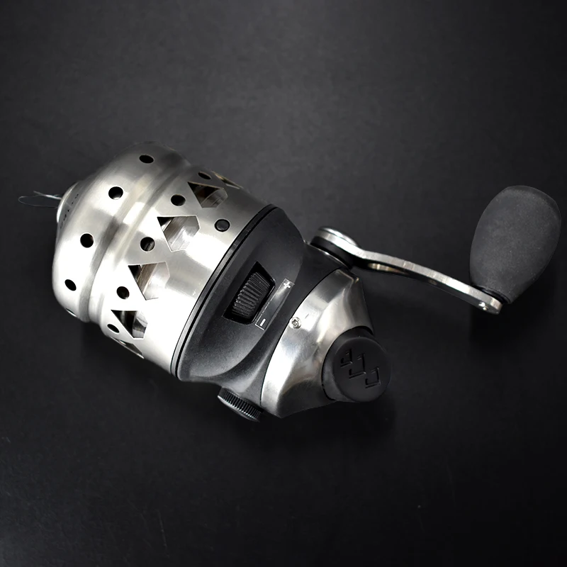 รอกตกปลา CNC ระดับมืออาชีพ, อุปกรณ์ตกปลาแบบสลิงช็อต, ลูกปืน 6 + 1 BB, อัตราทดเกียร์ 3.6:1, รอกตกปลาแบบพกพาสำหรับข้อมือ