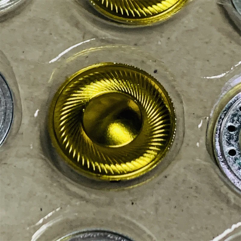 وحدة مكبر صوت 15.4 ملم وحدة غشاء ذهبي ملحقات سماعة الرأس ذاتية الصنع 32 أوم 2 قطعة