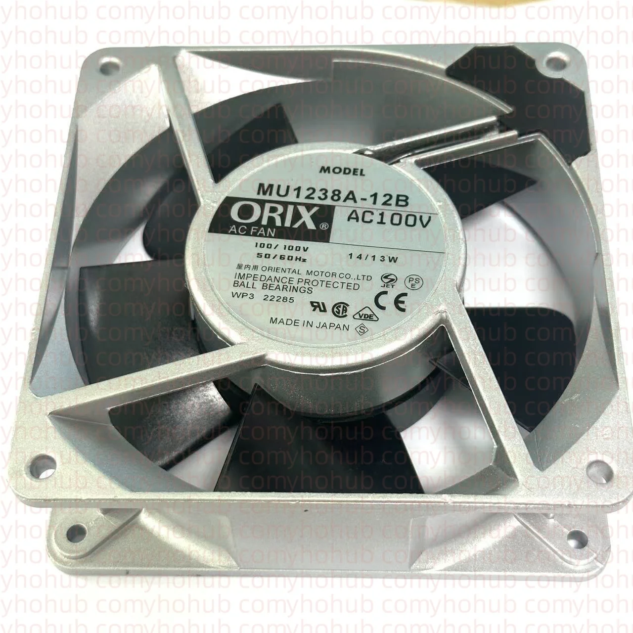 ORIX MU1238A-12B AC 100V 13W 120x120x38mm Server Cooling Fan