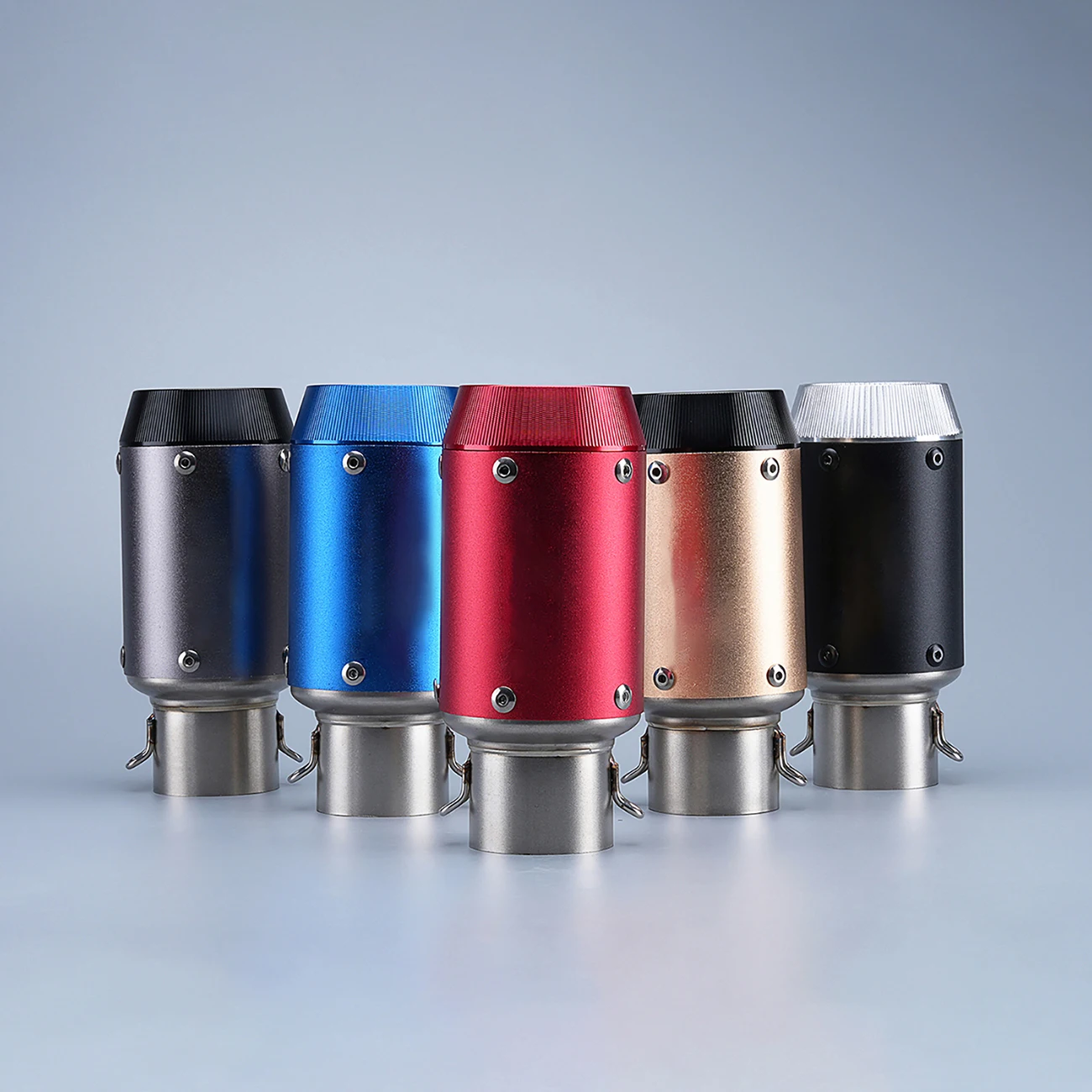 

mini Universal Moto Exhaust Pipe tail end Modification Connect Compatible Various Escape Tailpipe Models adapter suitable Part L