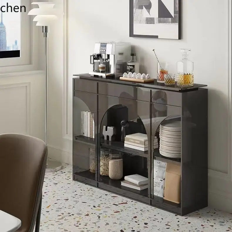 Entrance Cabinet Simple Entryway Table Side Cabinet Storage Rack