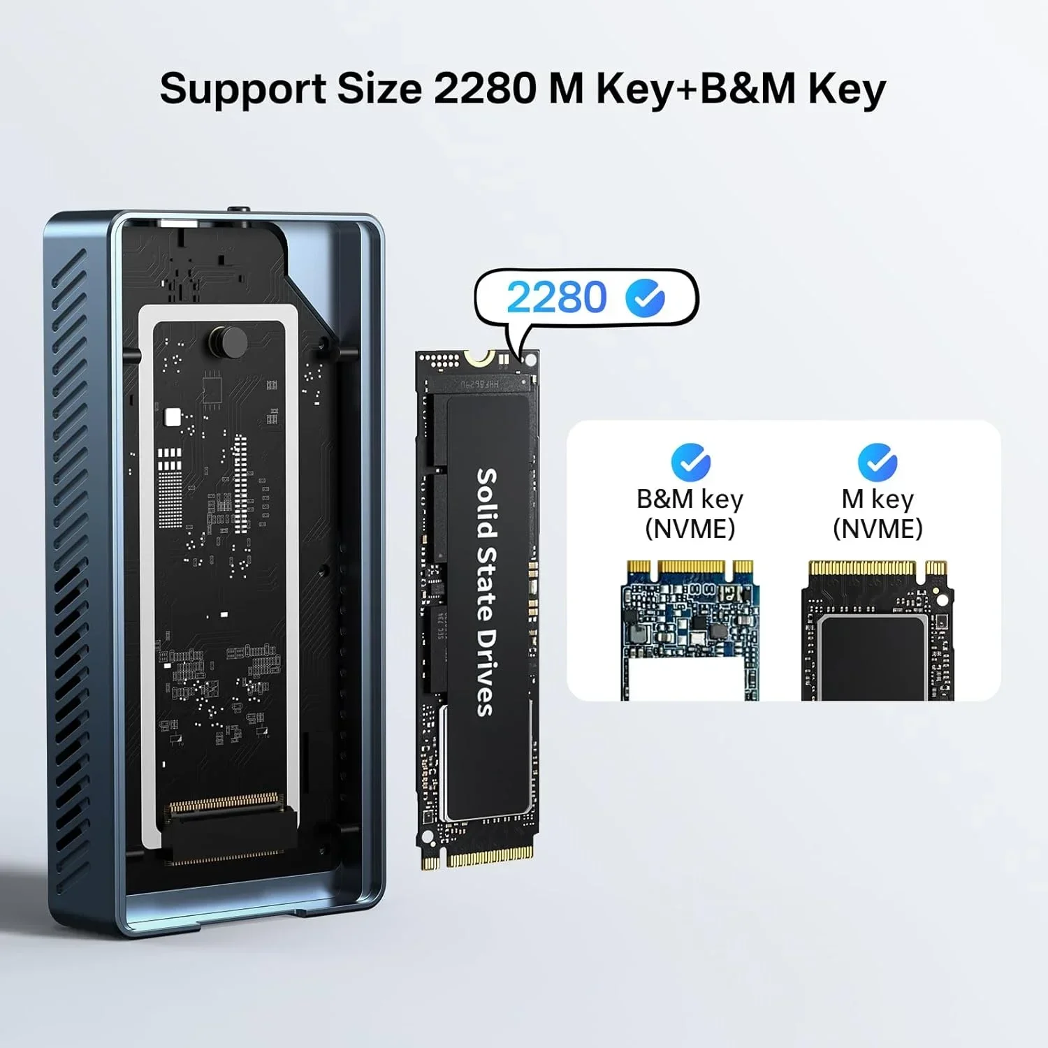Acasis 40Gbps USB 4.0 M.2 NVMe SSD Enclosure With Cooling Fan