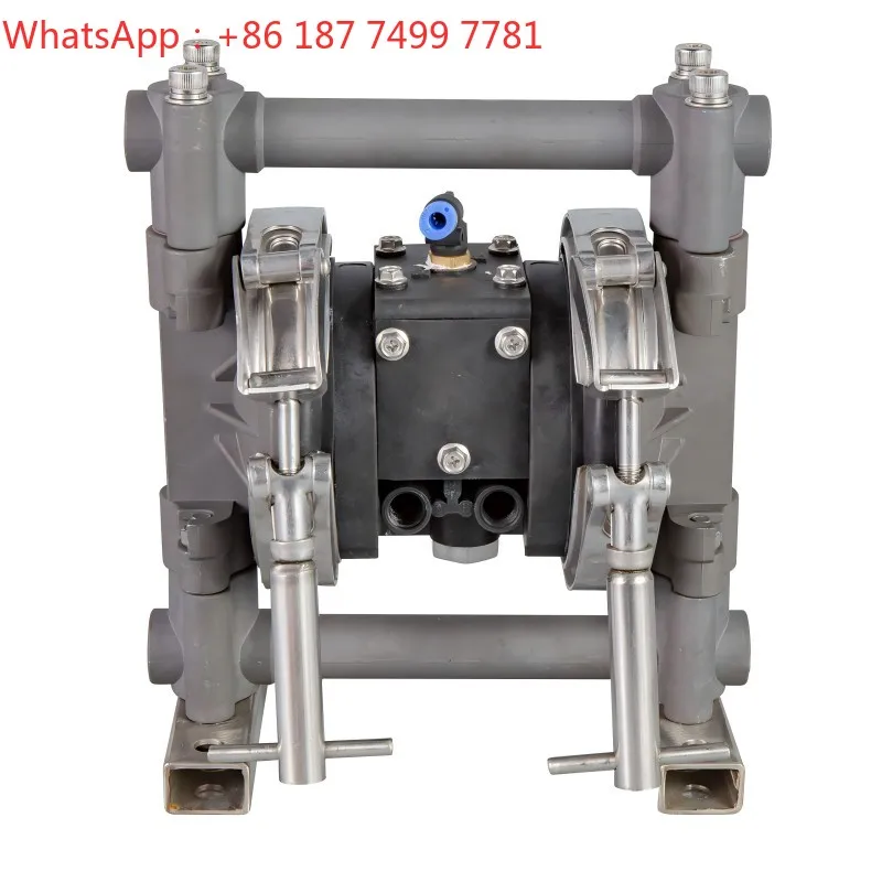 Stainless Steel Electric Air Operated Double Diaphragm Pump Industrial Chemical AODD Fluid Transfer Pump