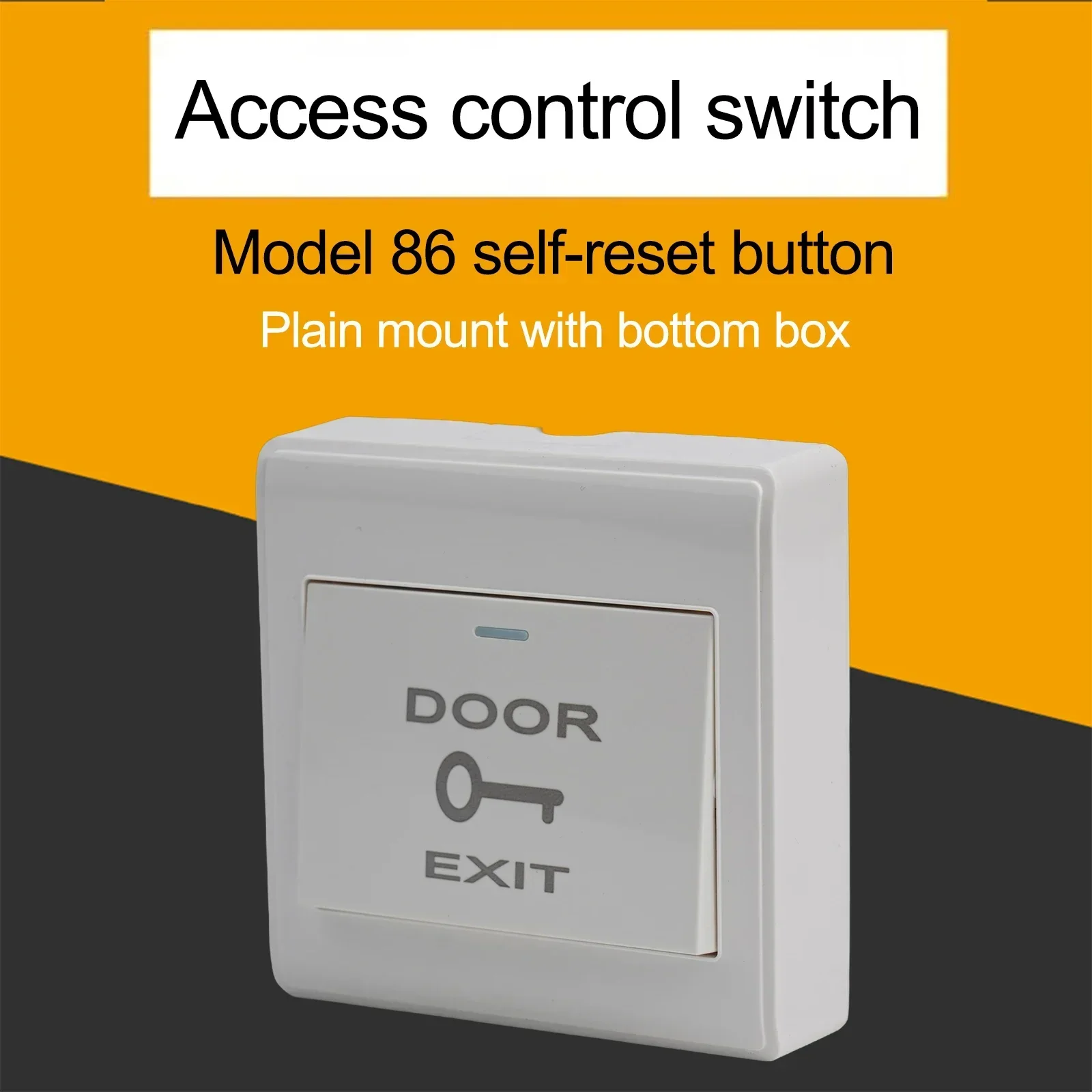 Maintenance Made Easy Disassemble With Screwdriver Luminous Indicator Bar PushButton Door Access Control System