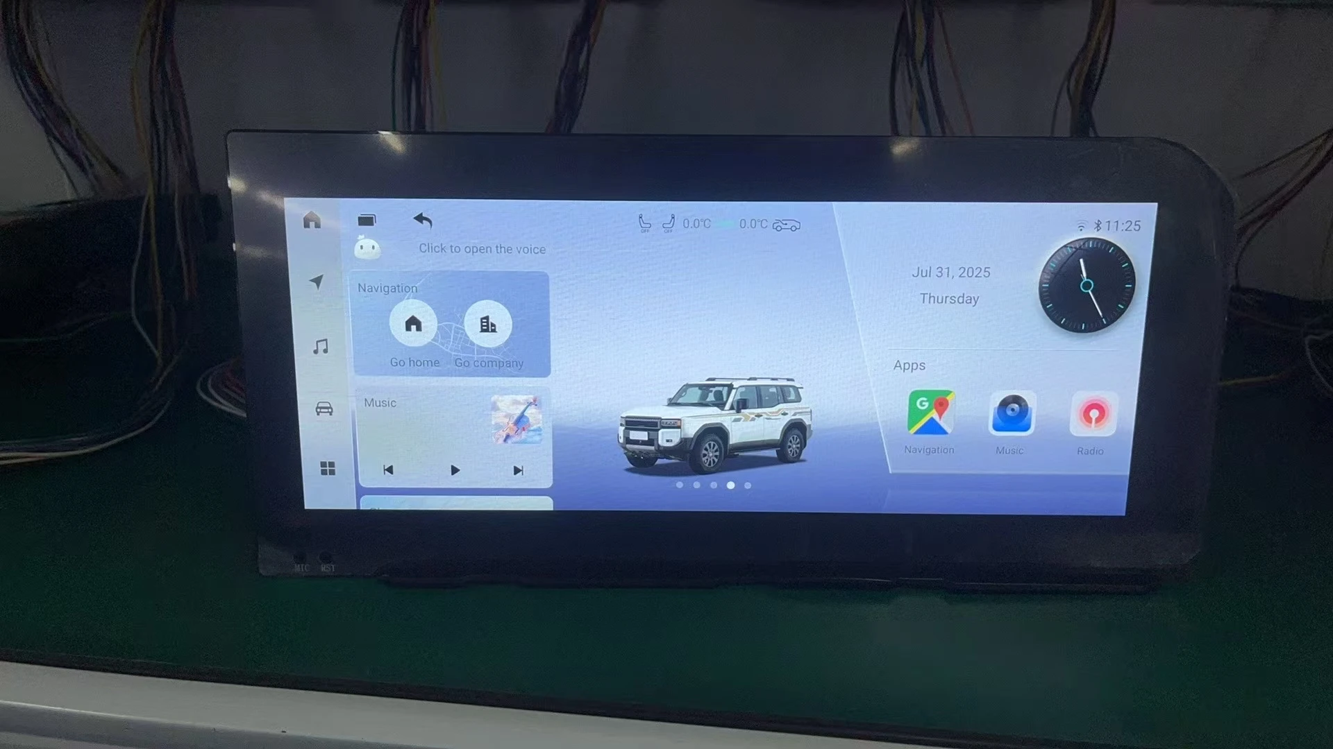 

12,3-дюймовый Qled-экран для Toyota Prado Land Cruiser 250 Lc250 2023 2024 Android 13, автомобильный мультимедийный видеоплеер, навигация CarPlay