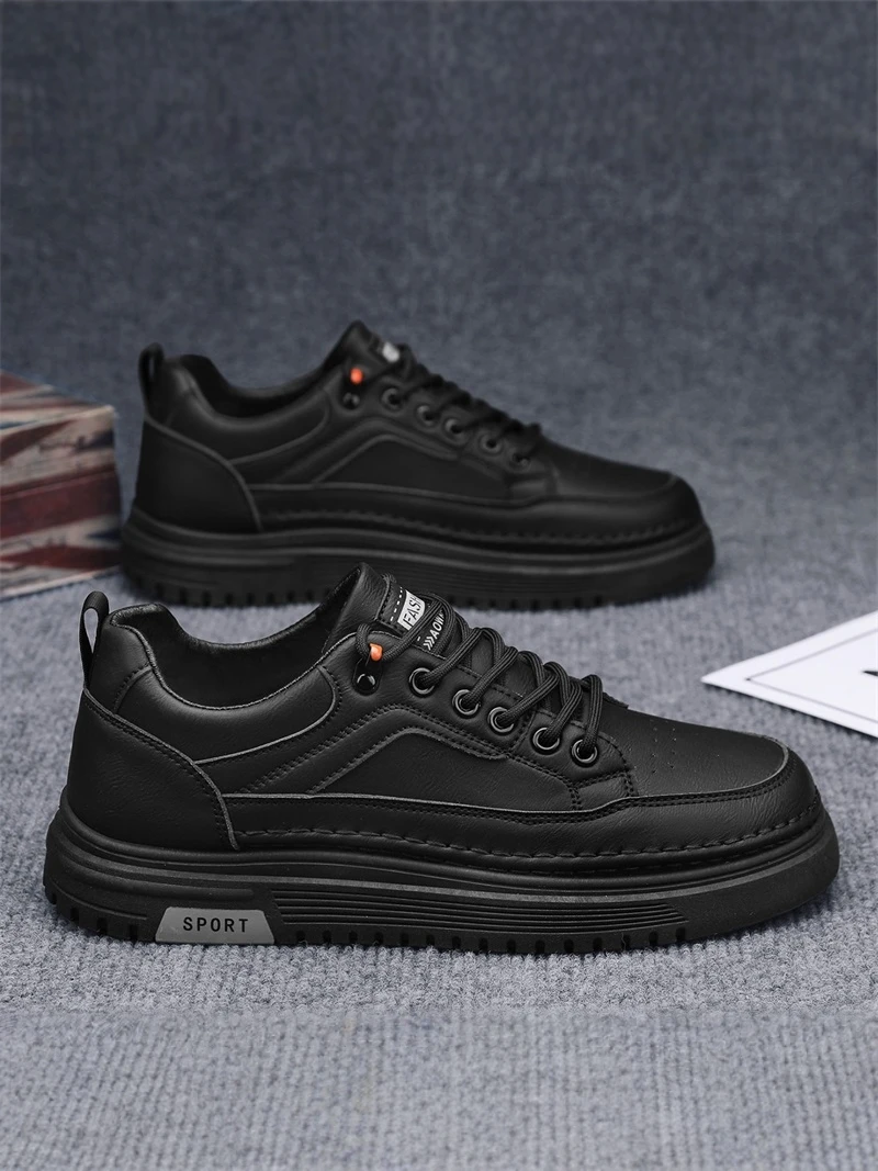 

Men's Chef Shoes 2026 New Summer Waterproof Non-slip Kitchen Special Work Shoes Casual Leather Board Shoes for Daily Wear