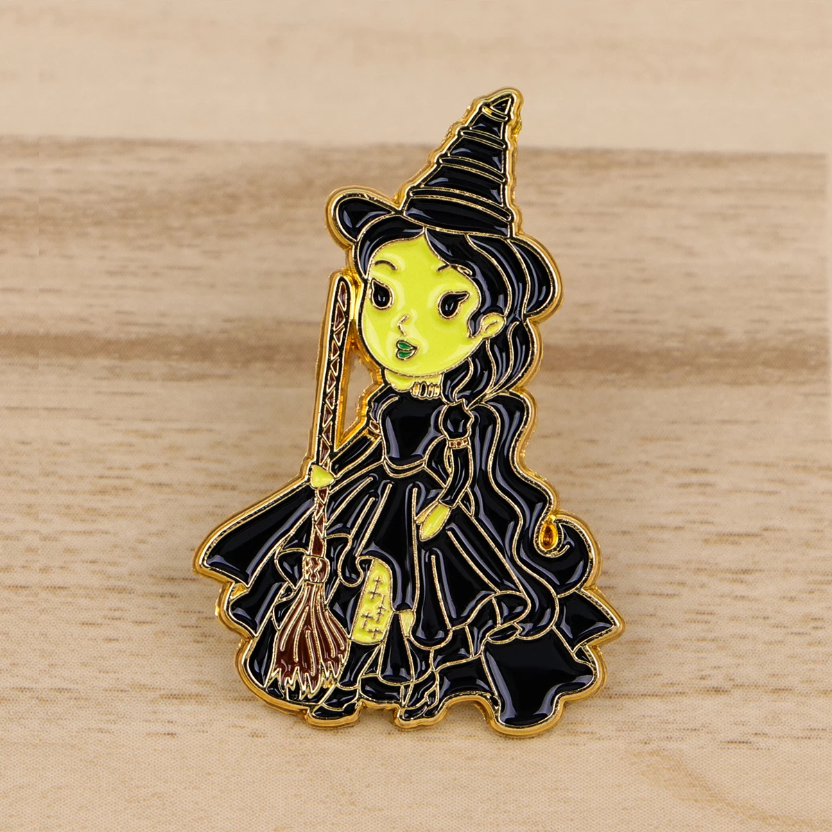 Cute Cartoon Witch Enamel Pins Anime Princess Brooch Lapel Pin Badge on Backpack Clothing Accessories Fashion Jewelry Kids Gifts #4