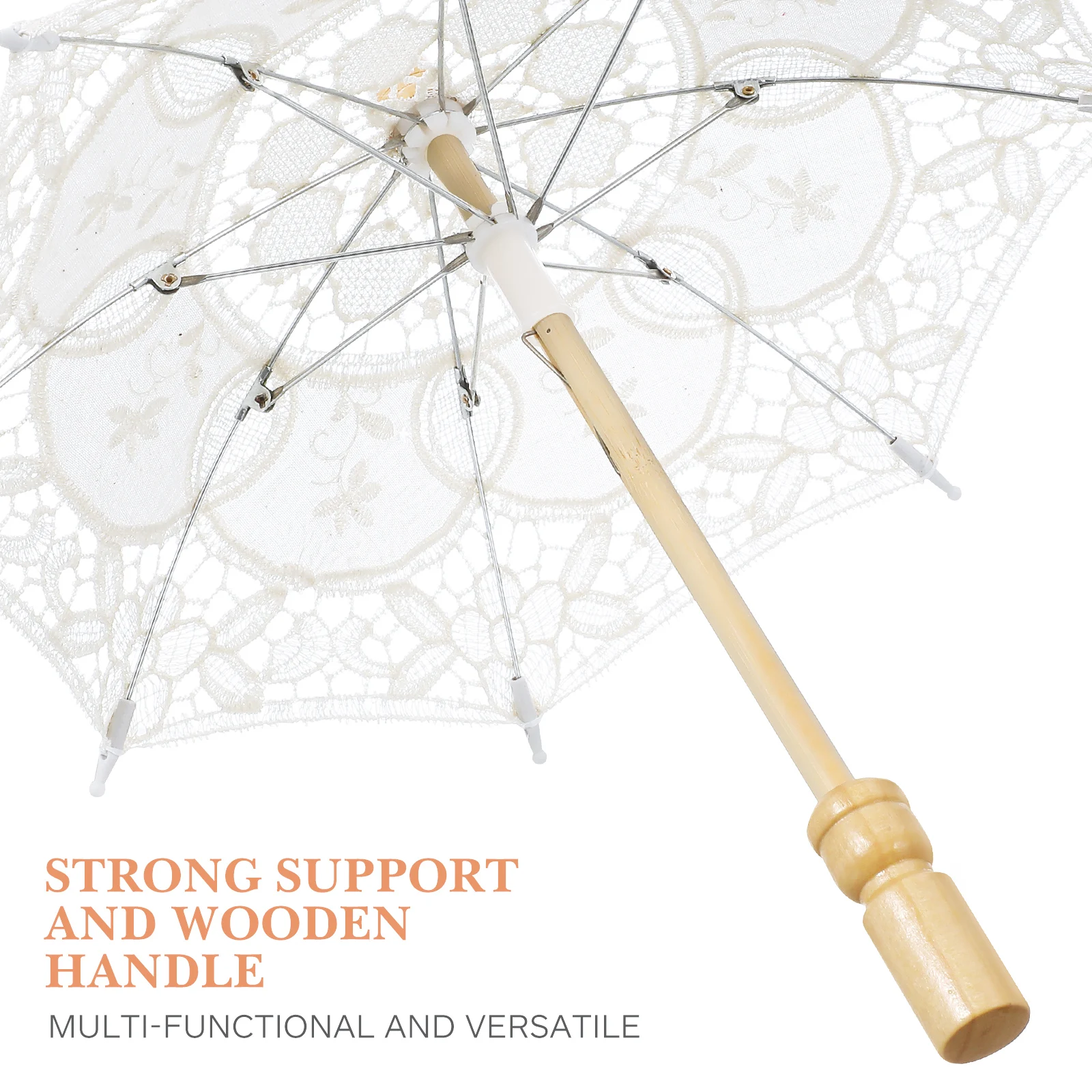 نسيج القطن المظلة الدانتيل مظلة الزفاف العروس التطريز الظل ديكور صور الدعامة الشاي حزب التبعي