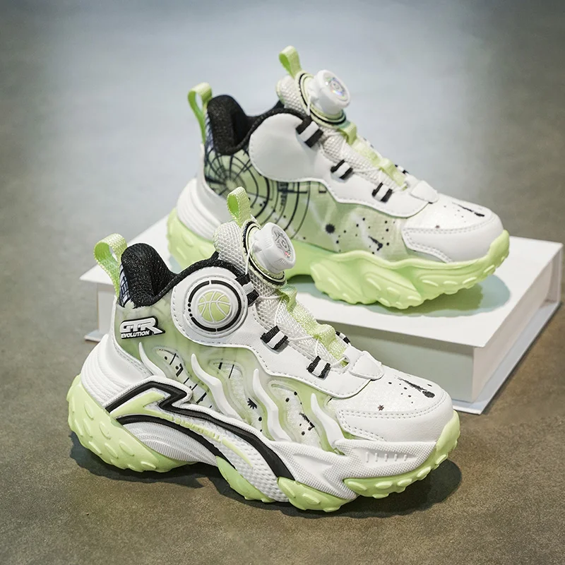 

2025 New Autumn Trendy Childrens Sports Shoes Outdoor Wear Resistant Anti Slip Running Shoes Comfortable Versatile Casual Shoes