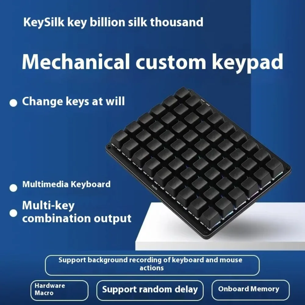 Custom Coidea BT54 Mechanical Keyboard Bluetooth 54key 35key Multimedia for Office PC Accessories Mini Keyboard Gifts