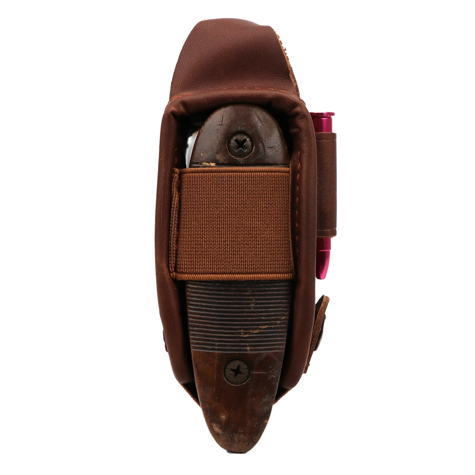 Tourbon Hunting Rifle Buttstock Shooting Cheek Rest Riser Pad Genuine Leather W/ Ammo Cartridges Holder Carrier Gun Accessories image 5