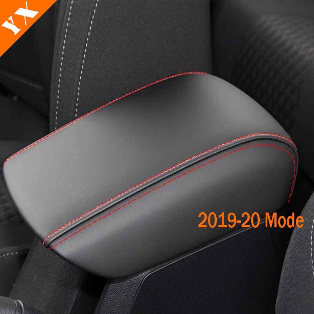 For Roewe I5 2019-2023 Accessories ABS Leather Garnish Car Central Console Armrest Cover Decor Anti Scratch Trim