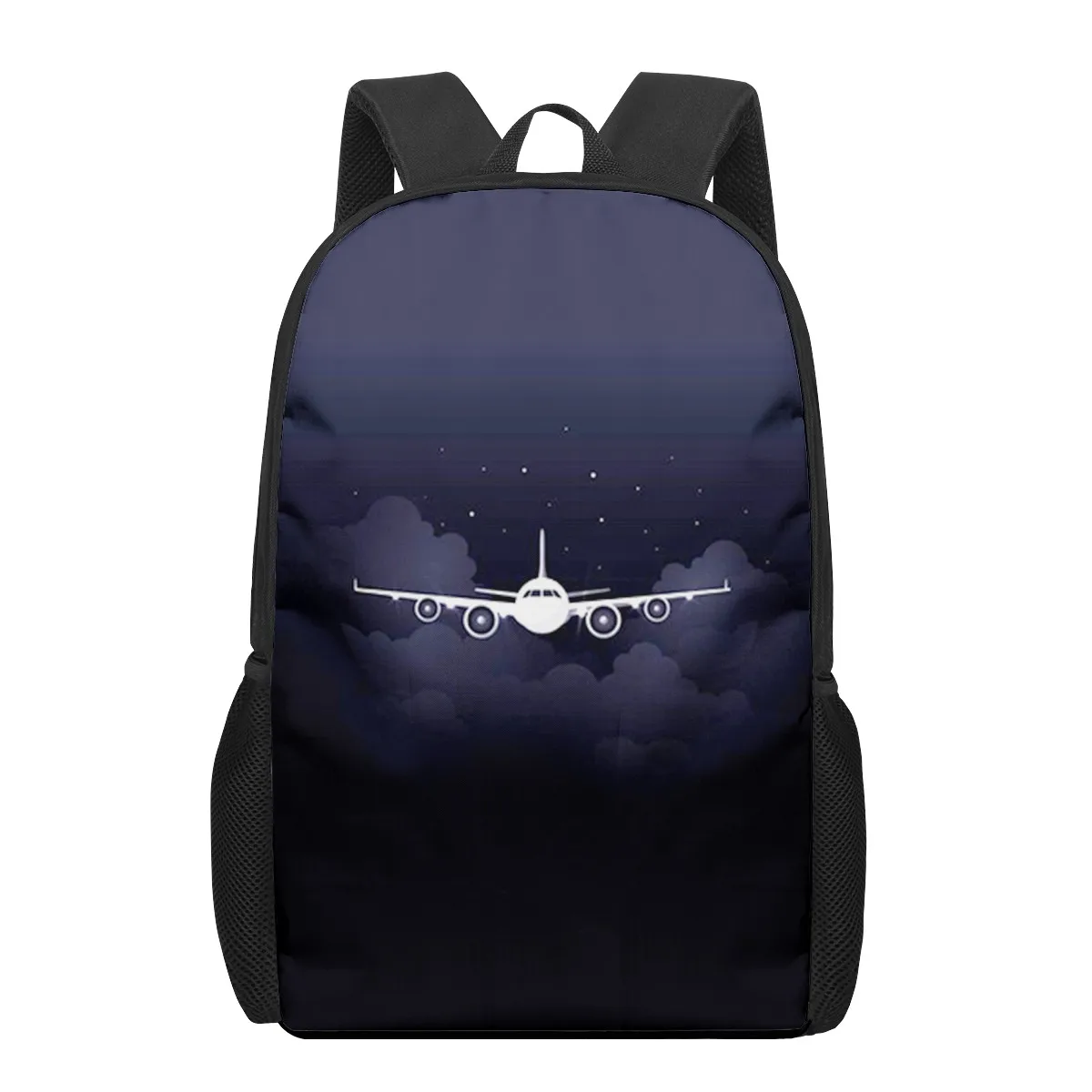 Sacs d'école College Sky Art pour garçons et filles, sacs à dos créatifs pour étudiants, sacs à dos décontractés pour enfants, sac de livre pour adolescents, 03