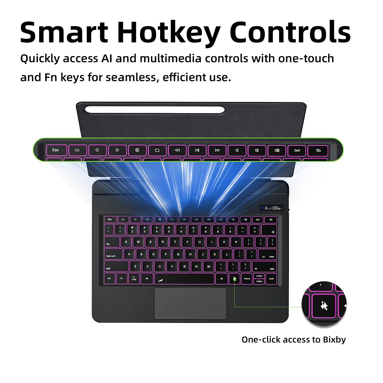 Teclado mágico para Samsung Ga - Tablet Accessories Choice Store reseña y precio