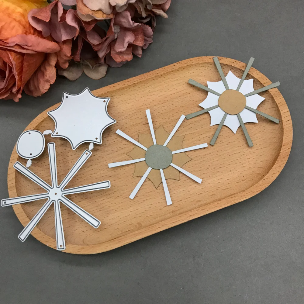 Shining Sun Metal Cutting Dies Stencils For DIY Scrapbooking Decorative Embossing Handcraft Die CutsTemplate