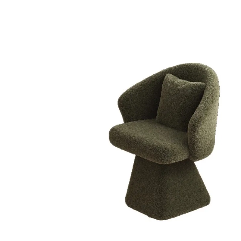 

Rotatable Makeup Stool Girls Bedroom Princess Light Luxury Internet celebrity Nail Salon Beauty Salon Reception Chair