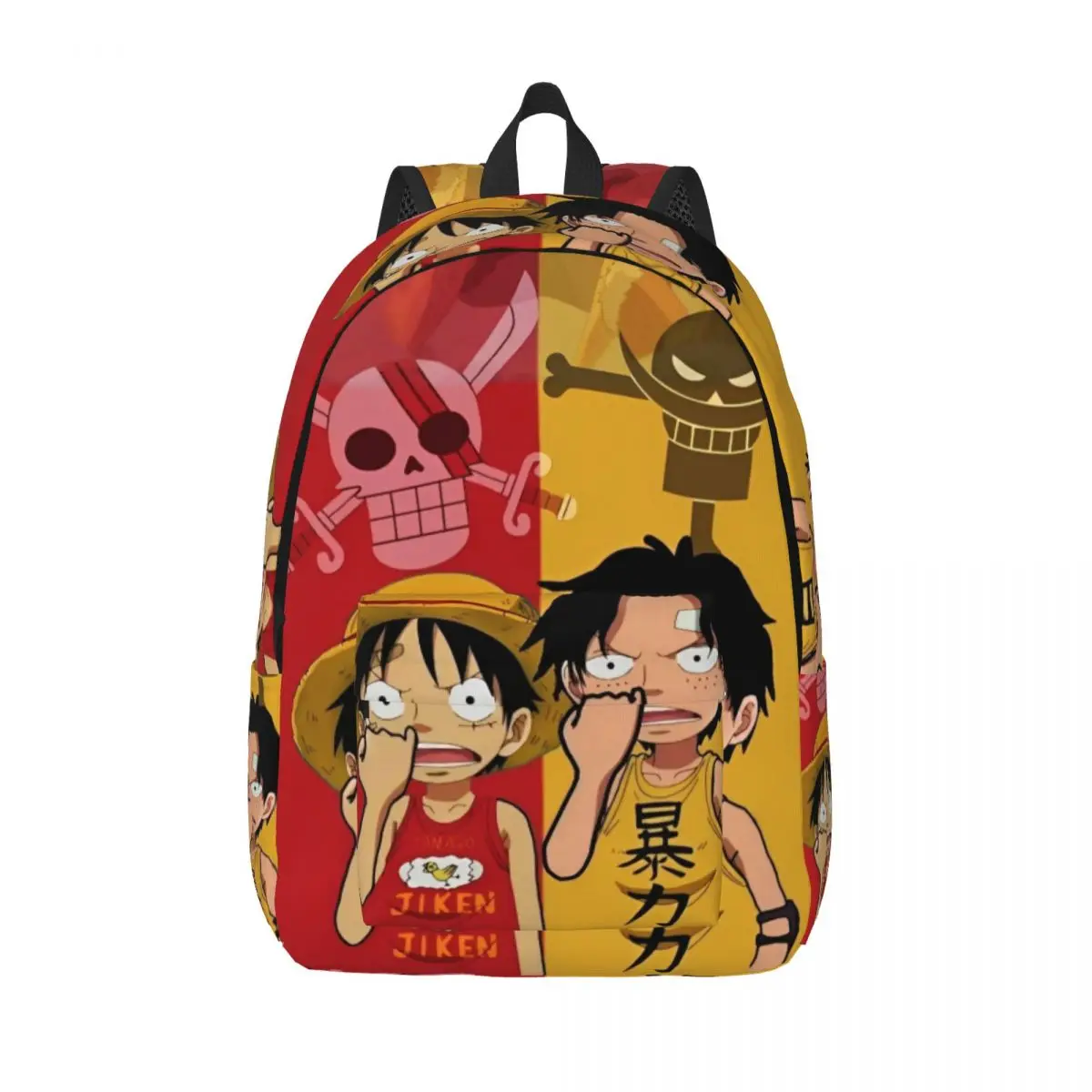 One Piece Anime Manga Luffy Backpack for Men Women Fashion Hiking Travel Daypack Laptop Computer Canvas Bags with Pocket