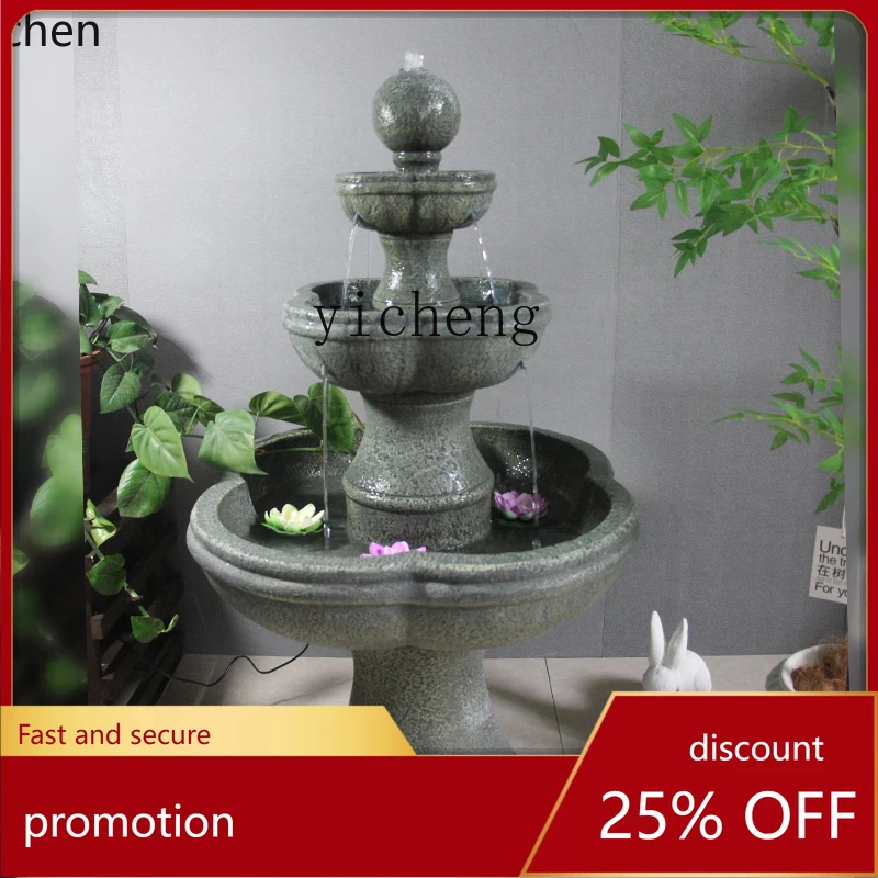 

HXL fountain decoration large outdoor fish pond balcony garden water feature home wedding decoration opening ornament