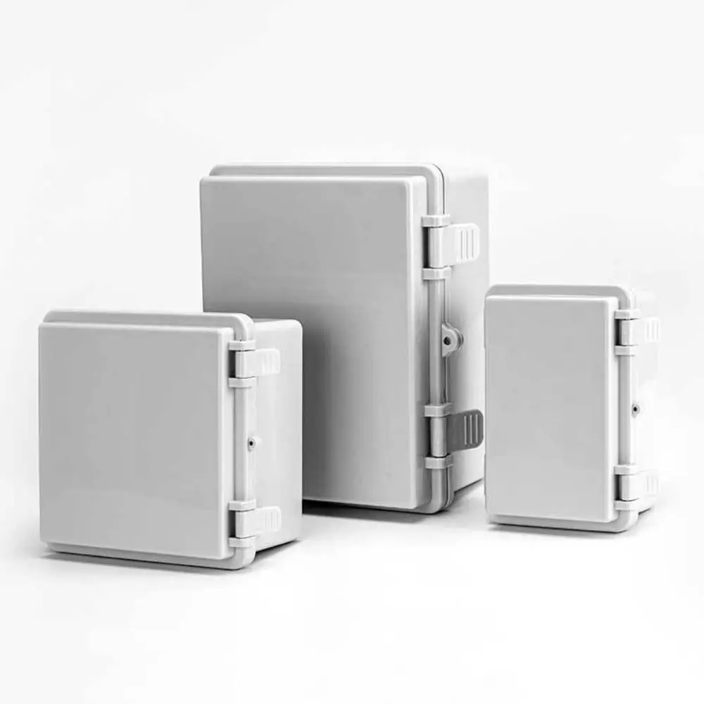 

Outdoor Sealed Electrical Plastic Enclosure ABS with Hasp Power Junction Box IP66 Waterproof Transparent Cover
