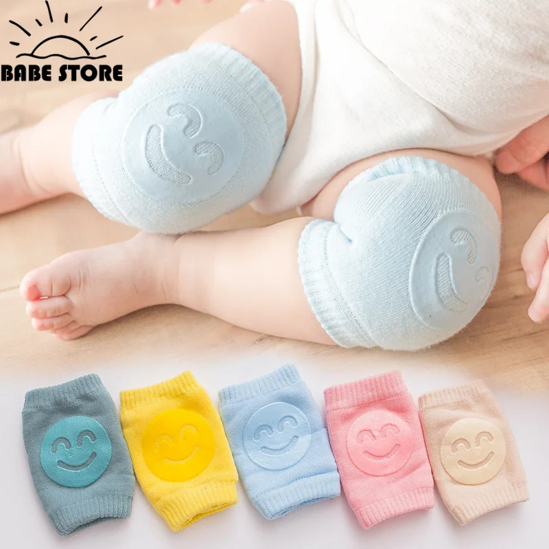 1Pair Baby Knee Pads Cotton Crawling Elbow-Pads Safety Knee-Pads Leg-Pads Terry Baby Sock Cover Elbow Padstoddlers Crawling Knee