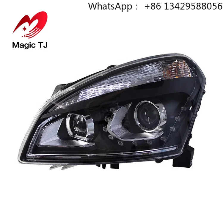 

New Condition 100W LED Headlights for Nissan Qashqai 2008 2009 2010 2011 2012 2013 2014-2015 6000K Color Temperature Full Light