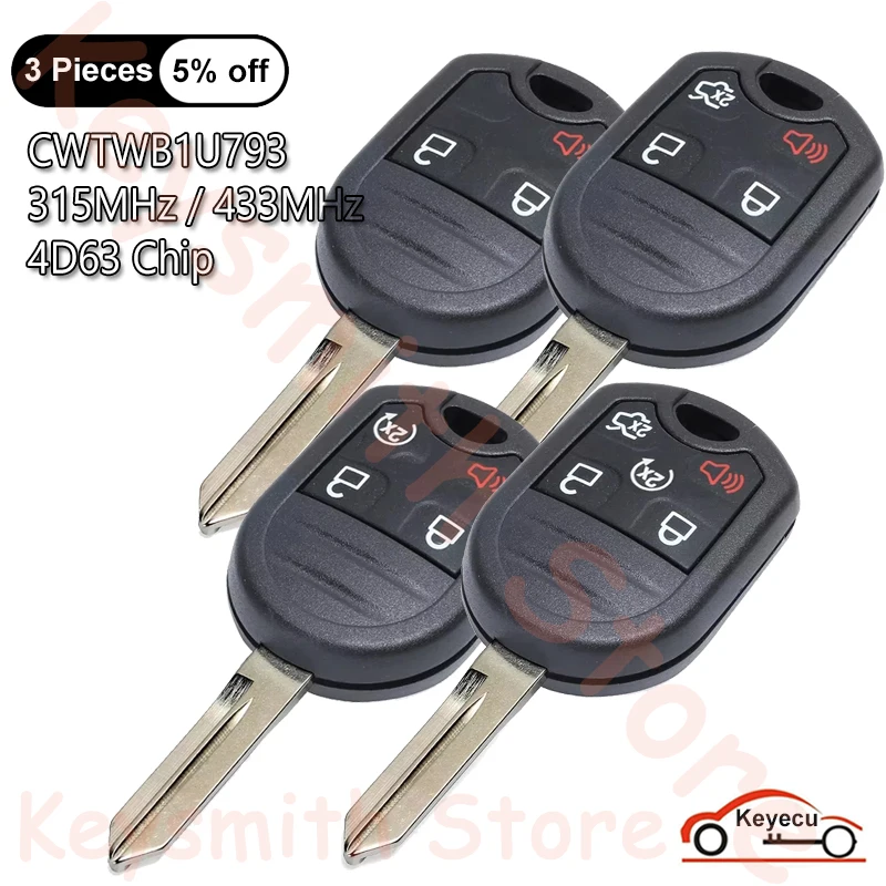 Keyecu 3 4 5 Button… - image