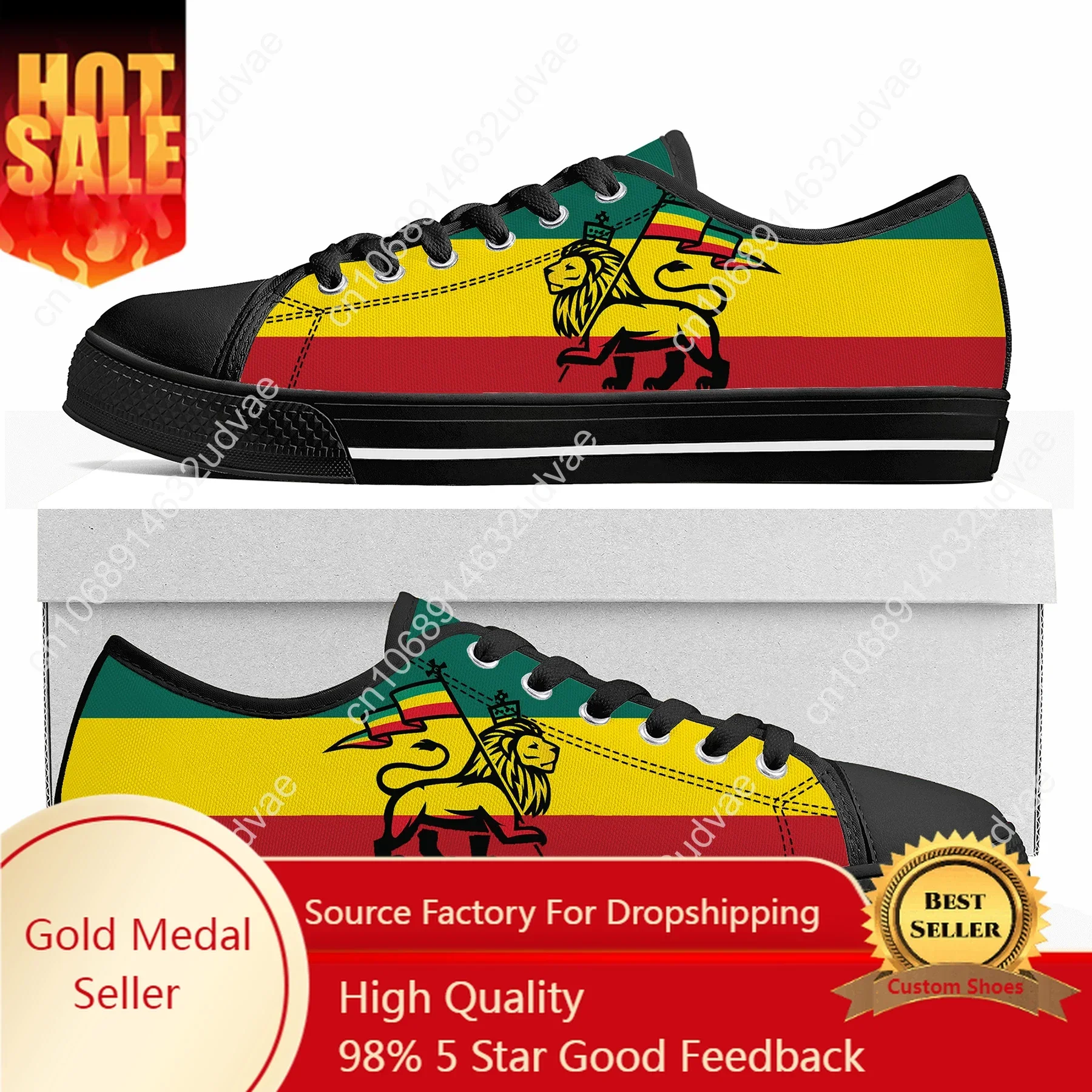 

Reggae Low Top Sneakers Rastafarian Rasta Rastafari Lion Of Judah Mens Womens Teenager Canvas Sneaker Casual Shoes Custom Shoe