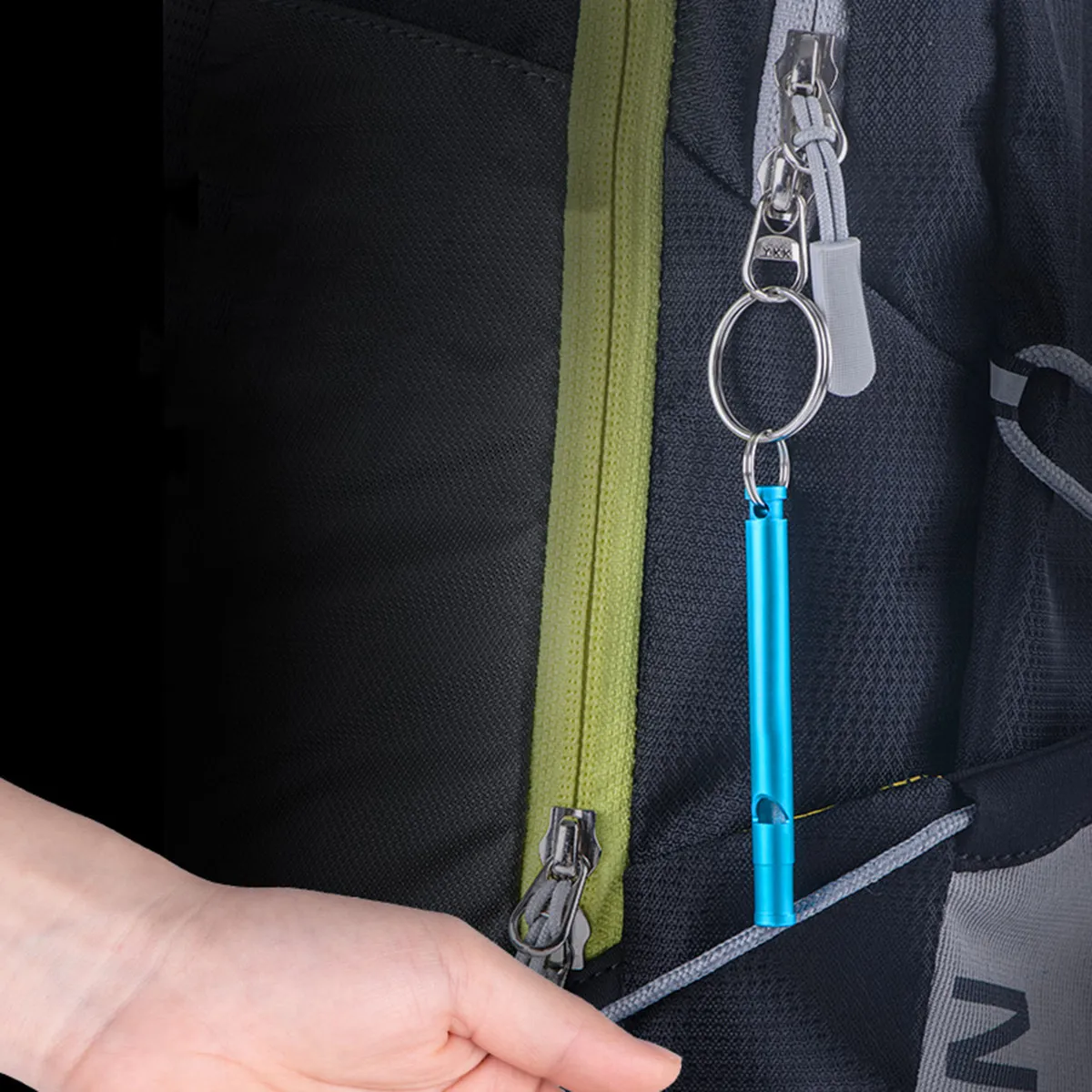

6Pcs Alloy Survival Whistle Outdoor Emergency Whistle Loud Portable Compact for Camping Hiking Boating Sports Referee Use