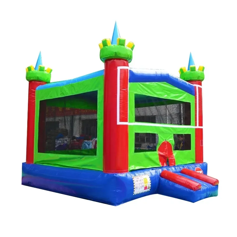 Castle Bounce House With Heavy Duty Commercial Grade Quality Outdoor Toys & Structures For Playing Together