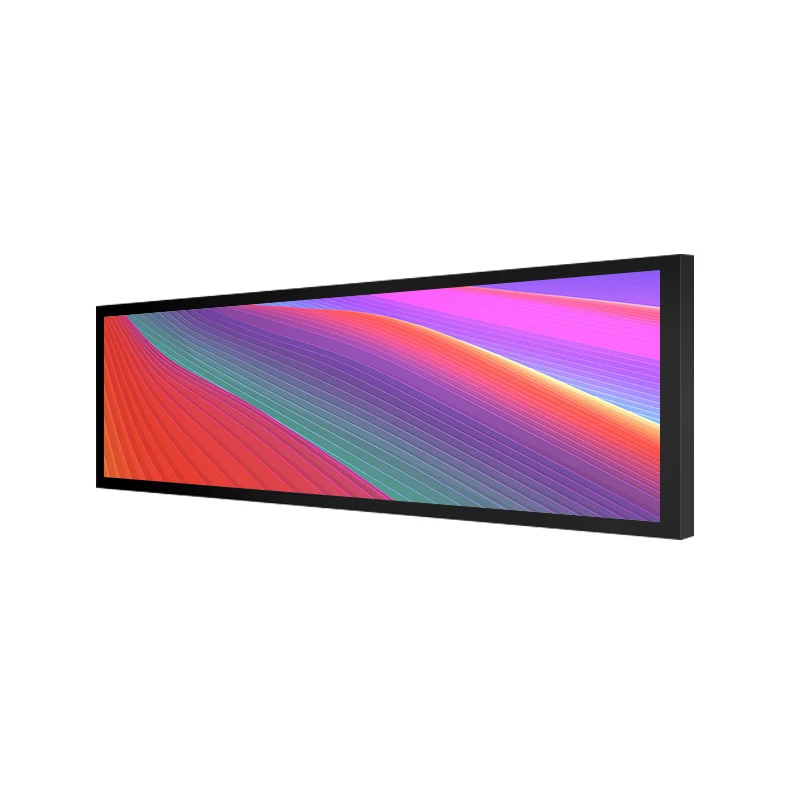 

16.4 Inch Full HD LCD Ultra Wide Stretched Bar Android Digital Signage Display With Supermarket Stretched Bar Lcd Displays