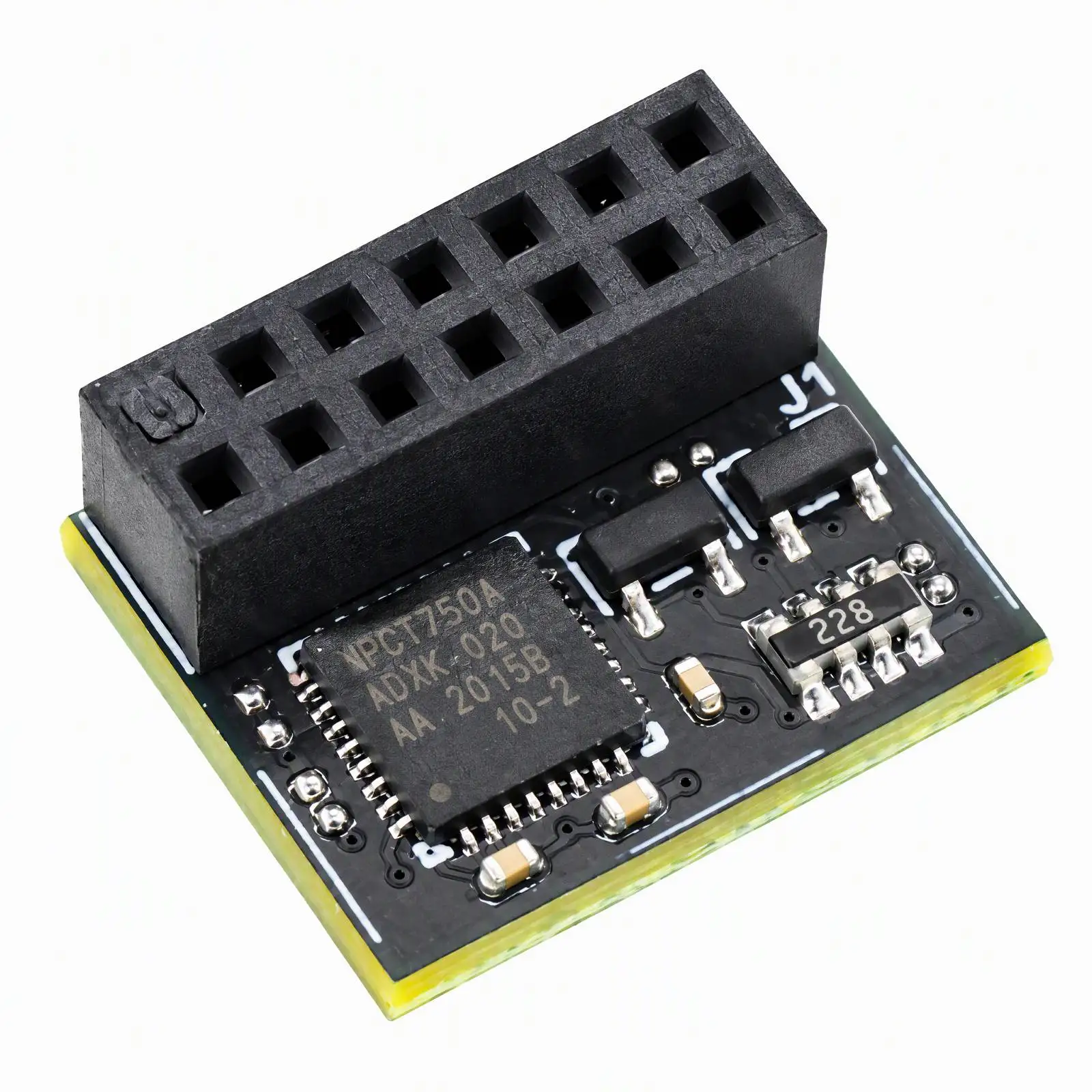TPM 2.0 Module for 14 Pin LPC SPI NPC1750A Chip Windows 11 Upgrade